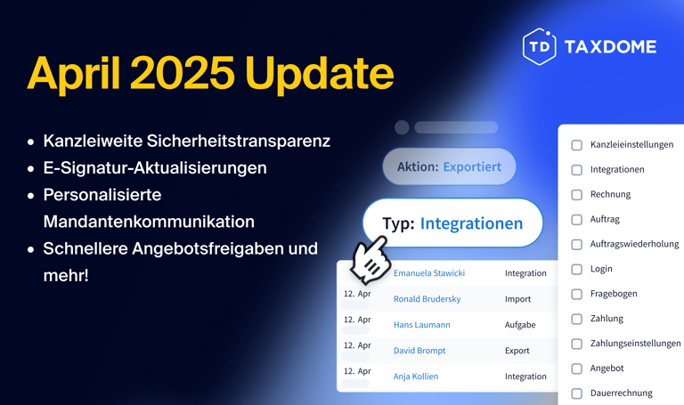 April 2025 Produktupdate