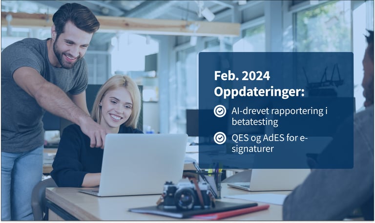 Oppdateringer februar 2024