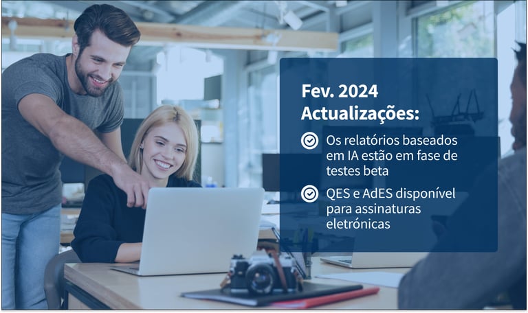 Atualização de fevereiro de 2024