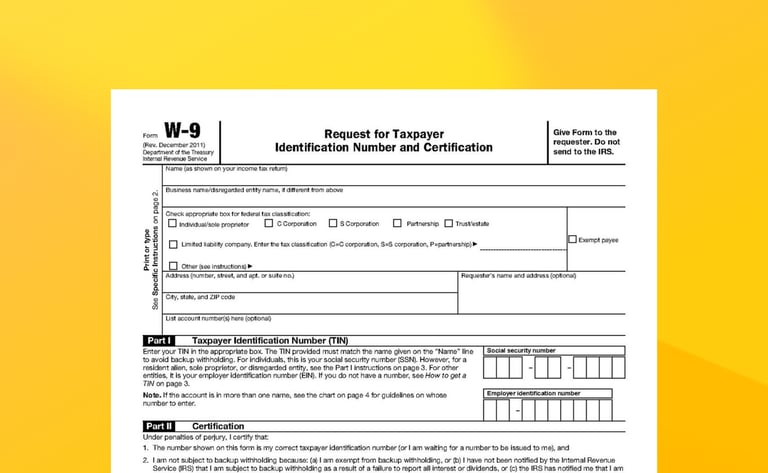 What is a tax form W-9? Explore its purpose and when it is used in our guide