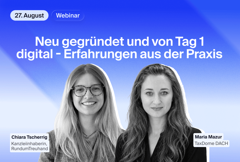 Neu gegründet und von Tag 1 digital