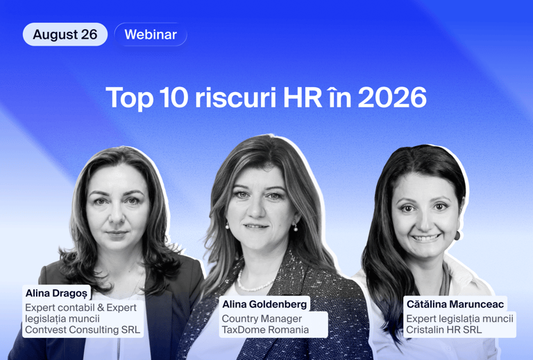 Top 10 riscuri HR în 2026
