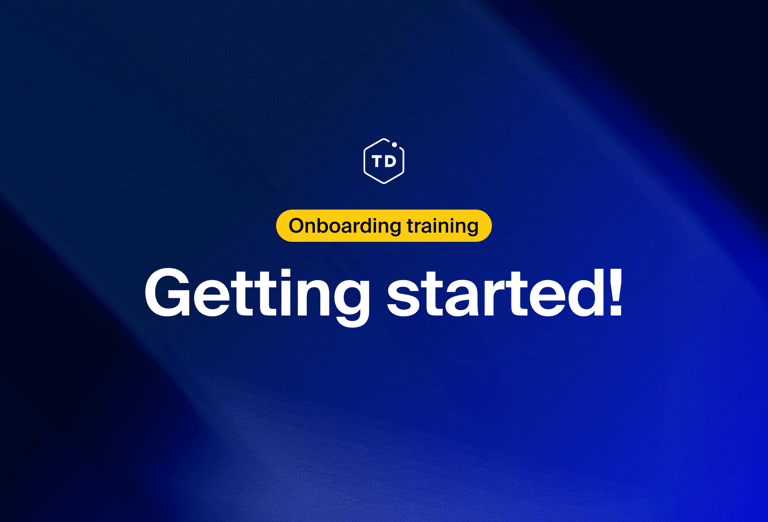 Getting started!