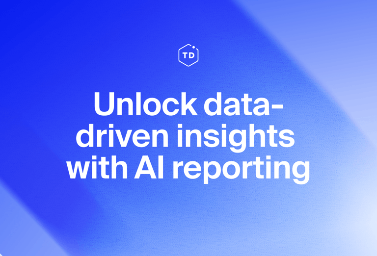 Unlock data-driven insights with AI reporting
