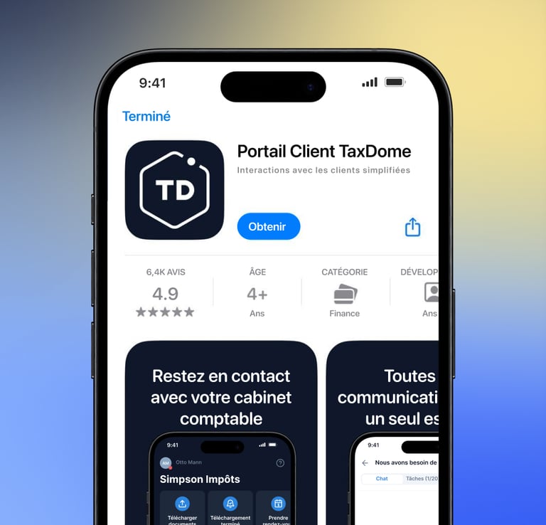 Portail client TaxDome