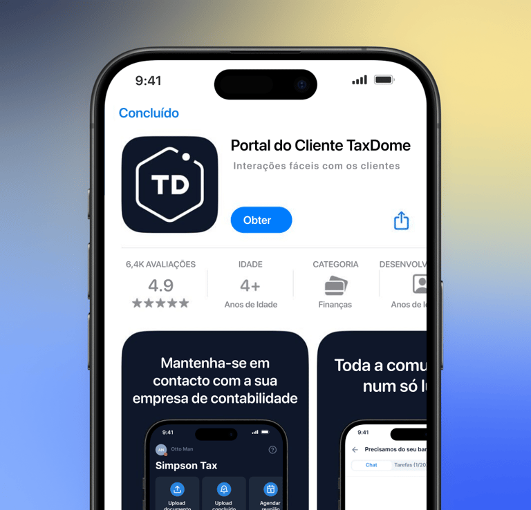 Portal do cliente TaxDome