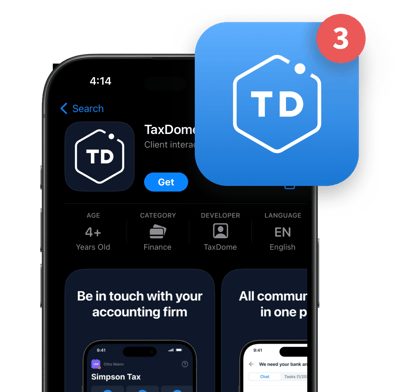 Deliver an exceptional client experience with TaxDome’s 4.9-star client mobile app