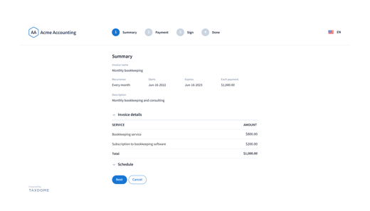 Automatiseret fakturering