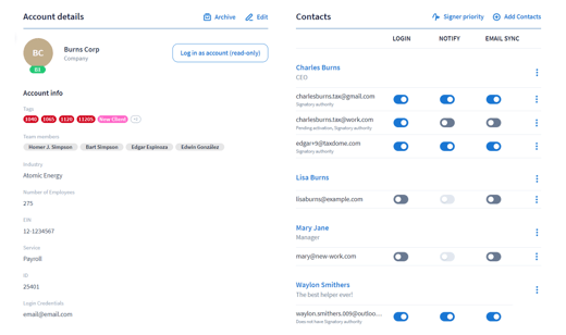 Asiakkaiden säilytys, prospektit