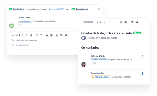 Responder directamente desde la notificación