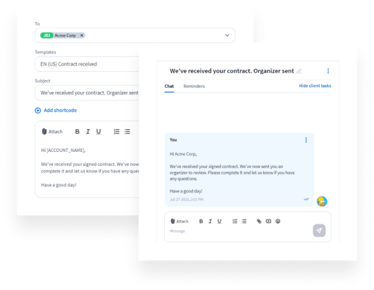 Kaikki asiakasviestintä yhdessä turvallisessa paikassa: tekstiviestit, sähköpostin synkronointi, chatit ja paljon muuta