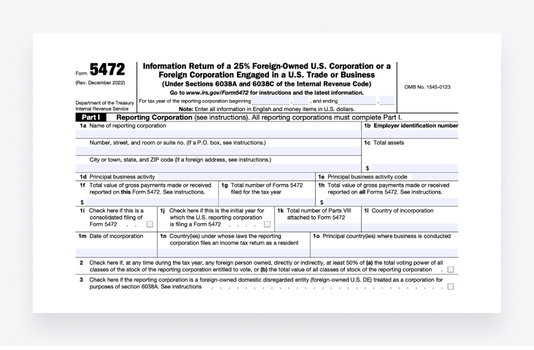 Instructions on how to fill out Form 5472 - a step-by-step guide - TaxDome