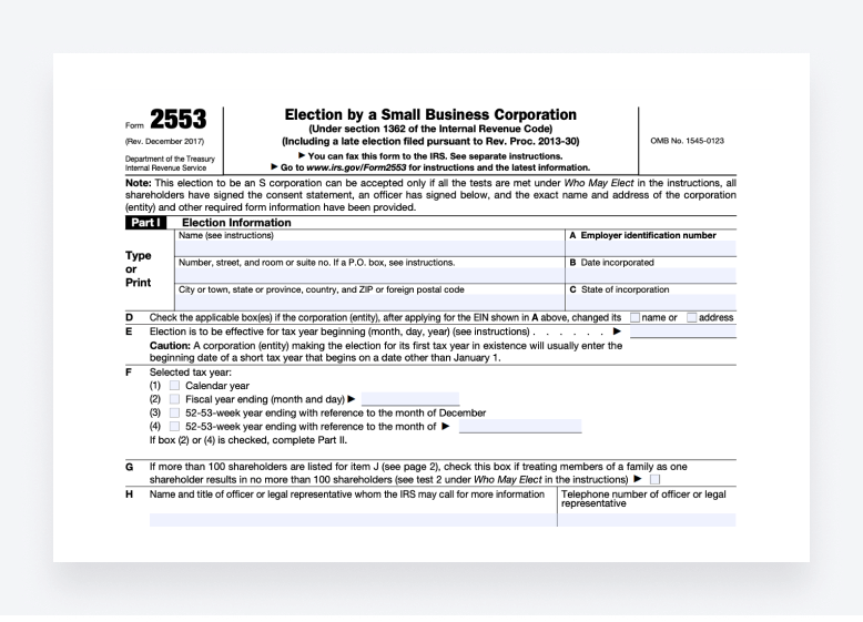 Form 2553: step-by-step instructions to obtain S corporation status ...