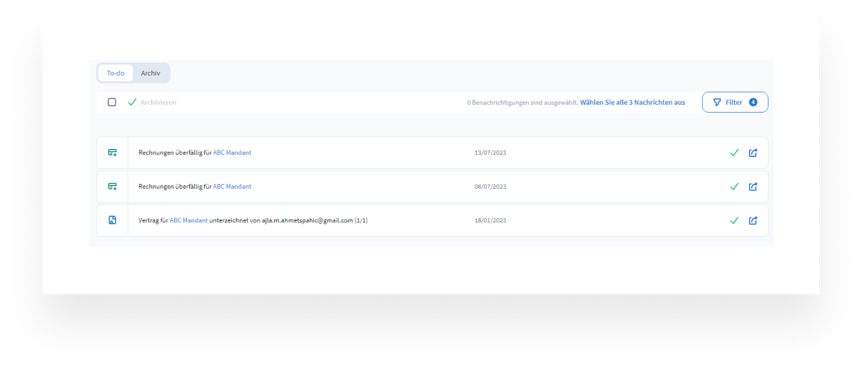 Inbox+: smarte Zentrale für die gesamte Kanzlei- und Mandantenkommunikation